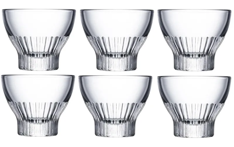 La Rochère Dessert-Schale Ouessant 6 pieces, transparent