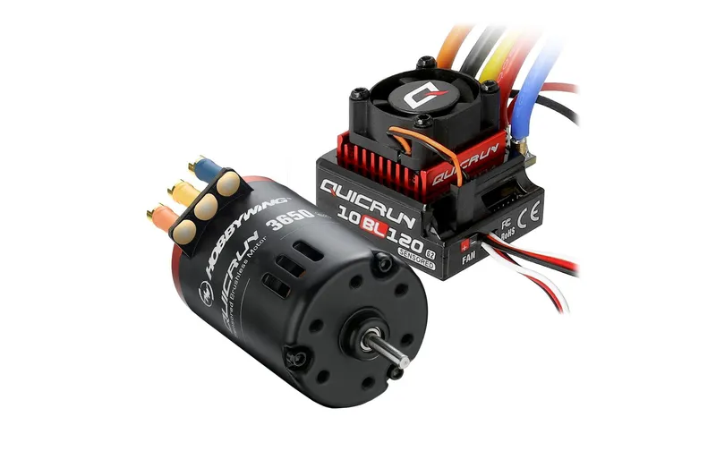 Hobbywing Brushless-Antriebsset 10BL120 G2 Combo 3650SD 13.5T 2-3S