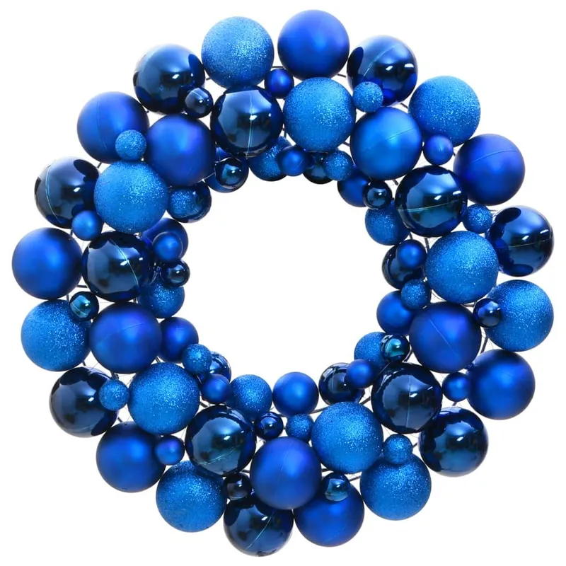 Weihnachtskranz blu 45 cm Polystyrol