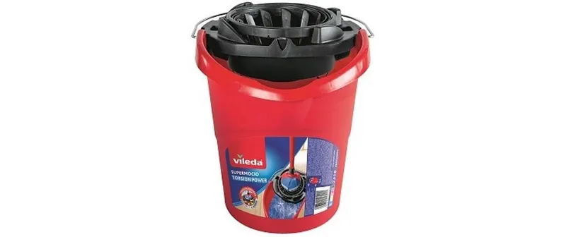 Vileda Wischmop-Eimer SuperMocio Eimer, 15 l, rouge