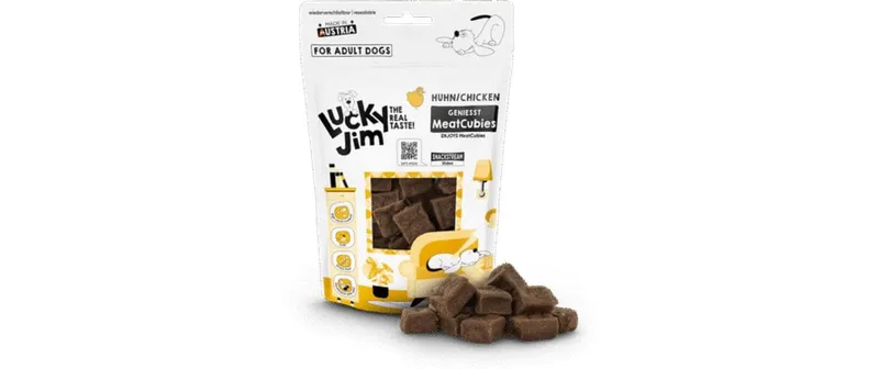 Lucky Jim Leckerli MeatCubies Huhn 70 g