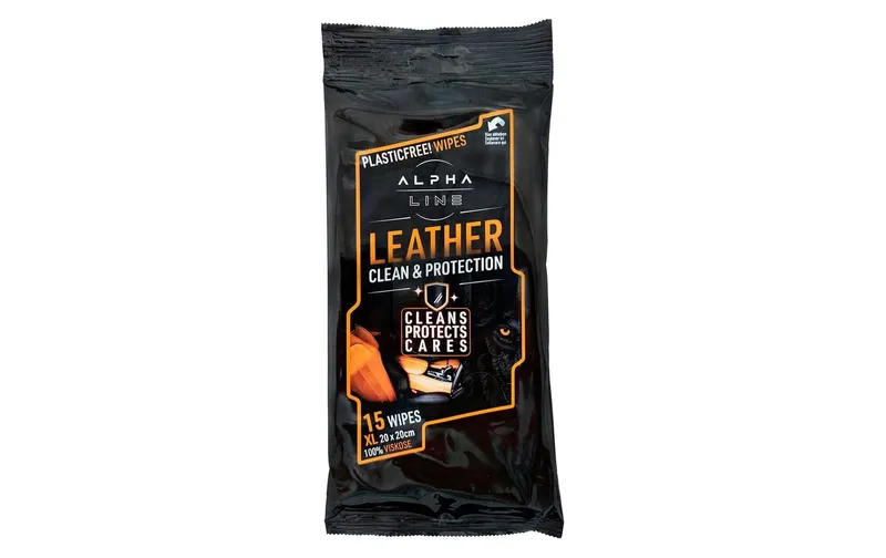 Alpha Line Leather Clean Wipes, Pack à 15 pezzi 15 pezzi