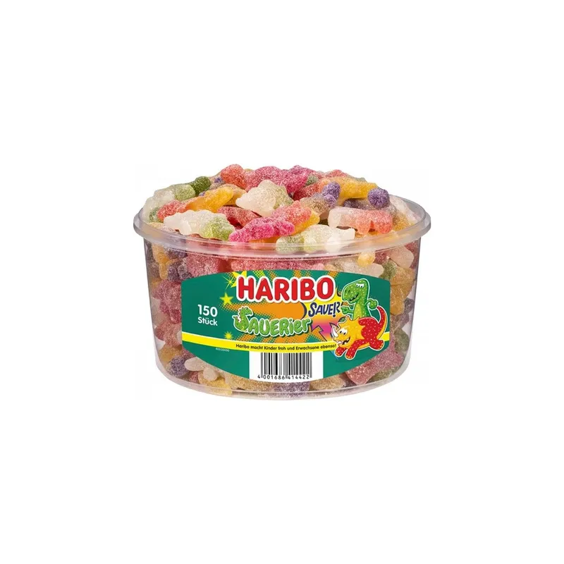 Haribo Int. Gummibonbons Dose SAUERier 1350 g