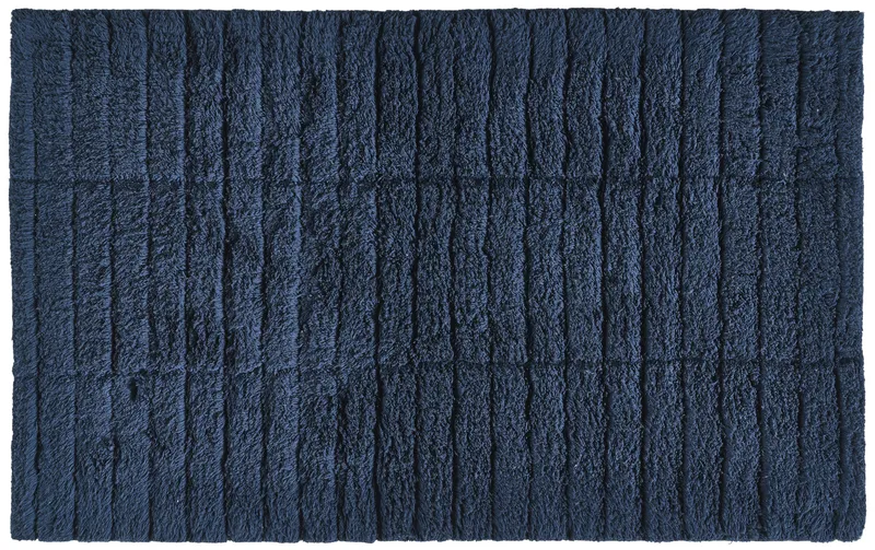 Zone Denmark Badteppich Tiles 50 x 80 cm, Dark Blue