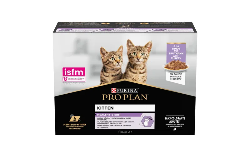 Purina Pro Plan Nassfutter Junior Truthahn, 10 x 85 g