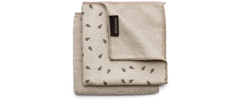 Brabantia Mikrofaser Geschirrhandtuch 2 pezzi, Beige