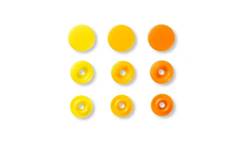 Prym Druckknöpfe Color Snaps Love yellow, Ø 12,4 mm, 30 pieces