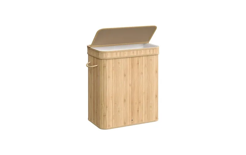 Songmics Wäschekorb 100 l, naturale