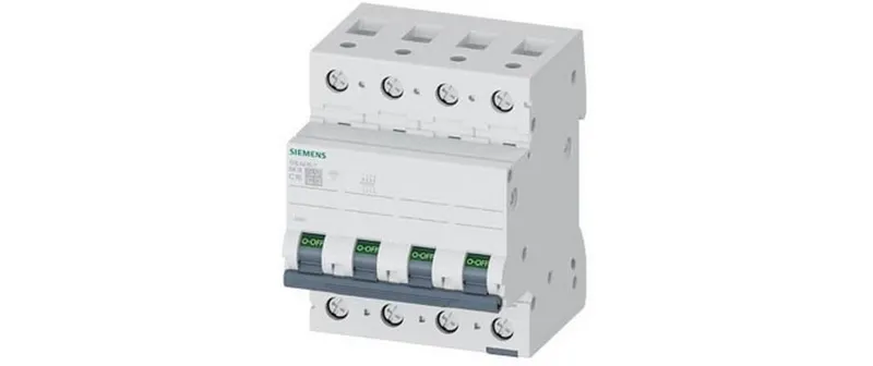 Siemens Leitungsschutzschalter 400 V 6kA, 3+N-polig, C, 16A