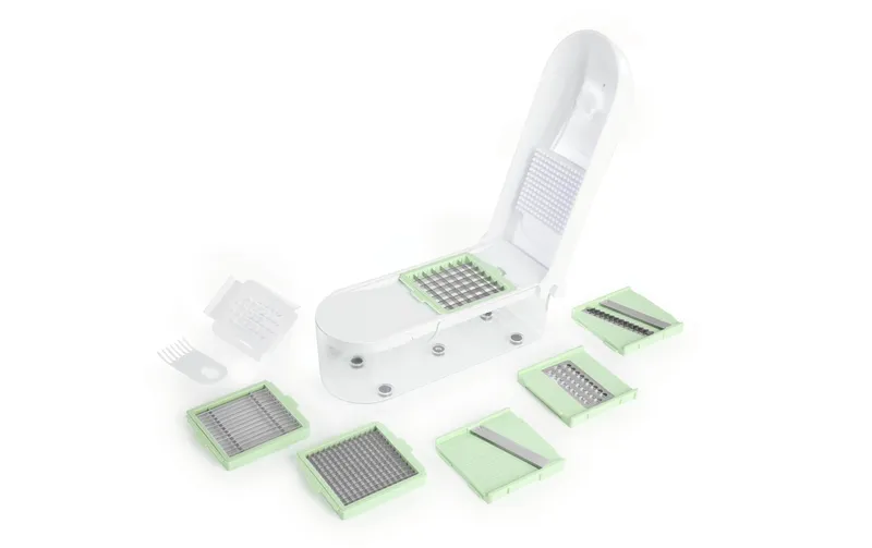 GOURMETmaxx Gemüseschneider vert/blanc