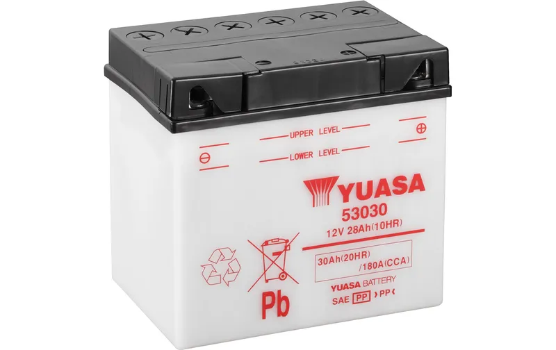 YUASA Motorradbatterie Yumicron 12V/30Ah/180A