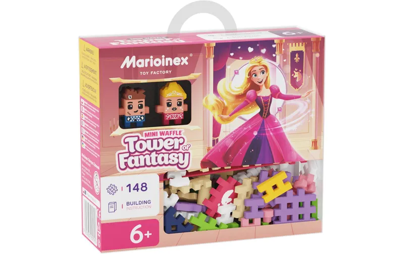 Max Bersinger Baukasten Marioinex Princess Fantasie Turm - 148 Teile