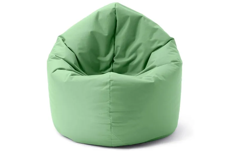 Lumaland Runder Sitzsack 2 in 1, 300 l Polyester (PES), Hellgrün