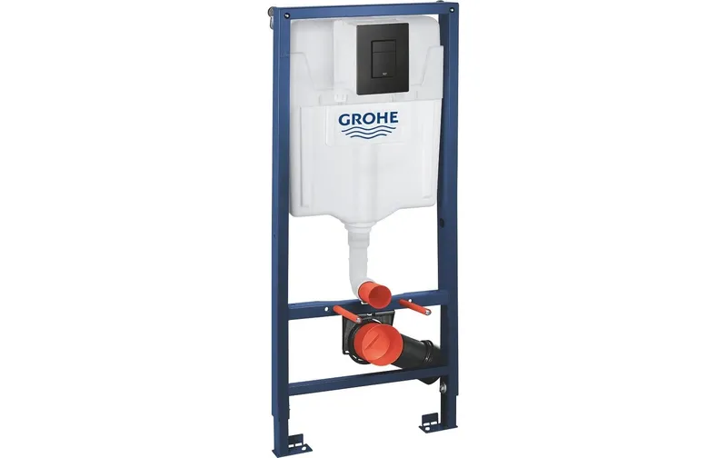 GROHE Solido 3-in-1 Set, Stahl, nero Matt, 1.13 m