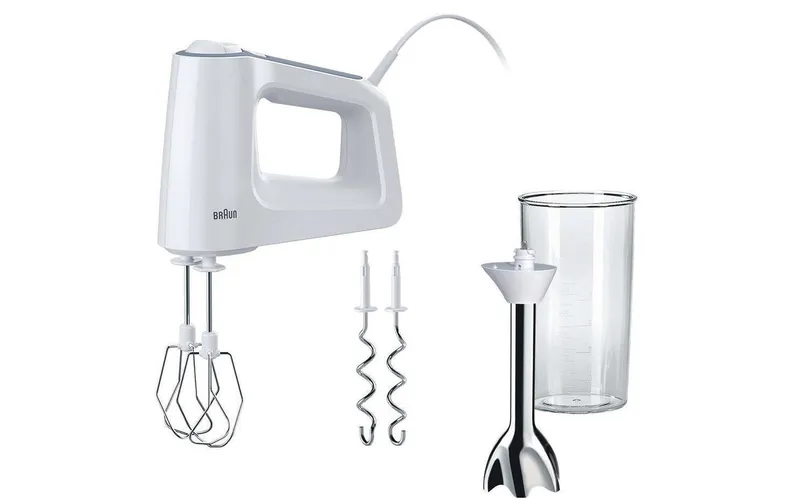 marrone Handmixer MultiMix 3 HM3107WH bianco