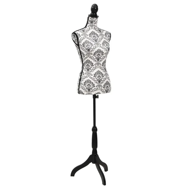 Damenbüste Schneiderpuppe Torso nero bianco