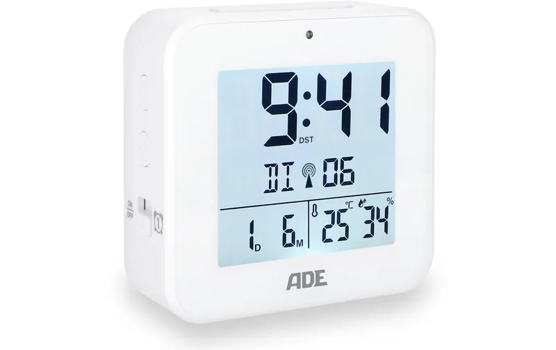 ADE Funkwecker with Nachtlichtsensor