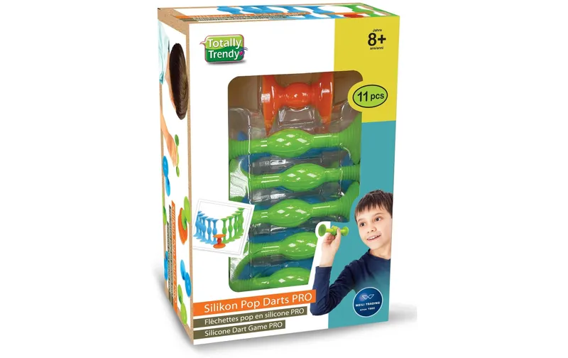 Totally Familienspiel Silikon Pop Darts PRO