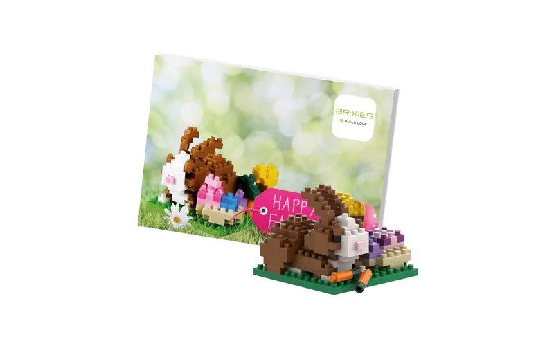 BRIXIES Frohe Ostern aus 136 Bausteinen