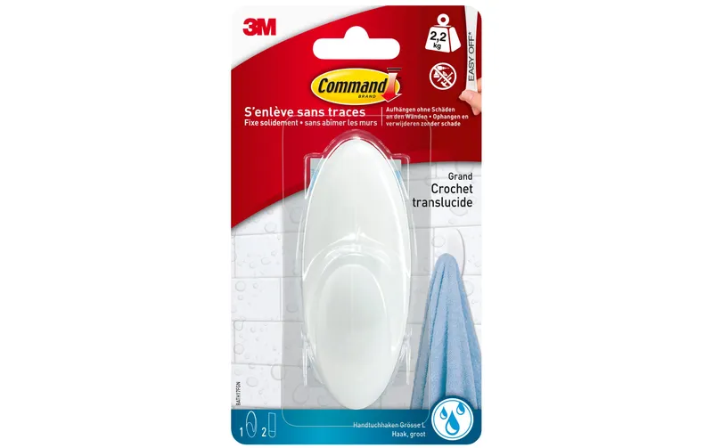 Command Klebehaken 2.2 kg, bianco