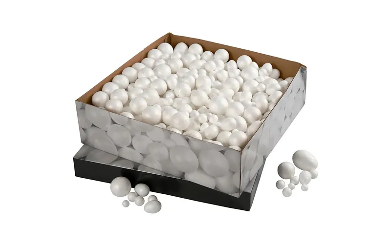 Creativ Company Styropor-Kugeln bianco, 550 pezzi