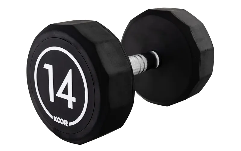 KOOR Kurzhantel 14 kg, Schwarz