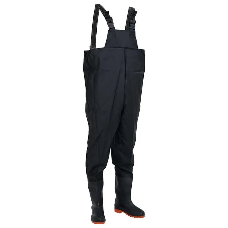 Wathose mit Stiefeln nero Größe 43