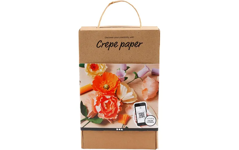 Creativ Company Bastelset Krepppapier Lernset 15-teilig