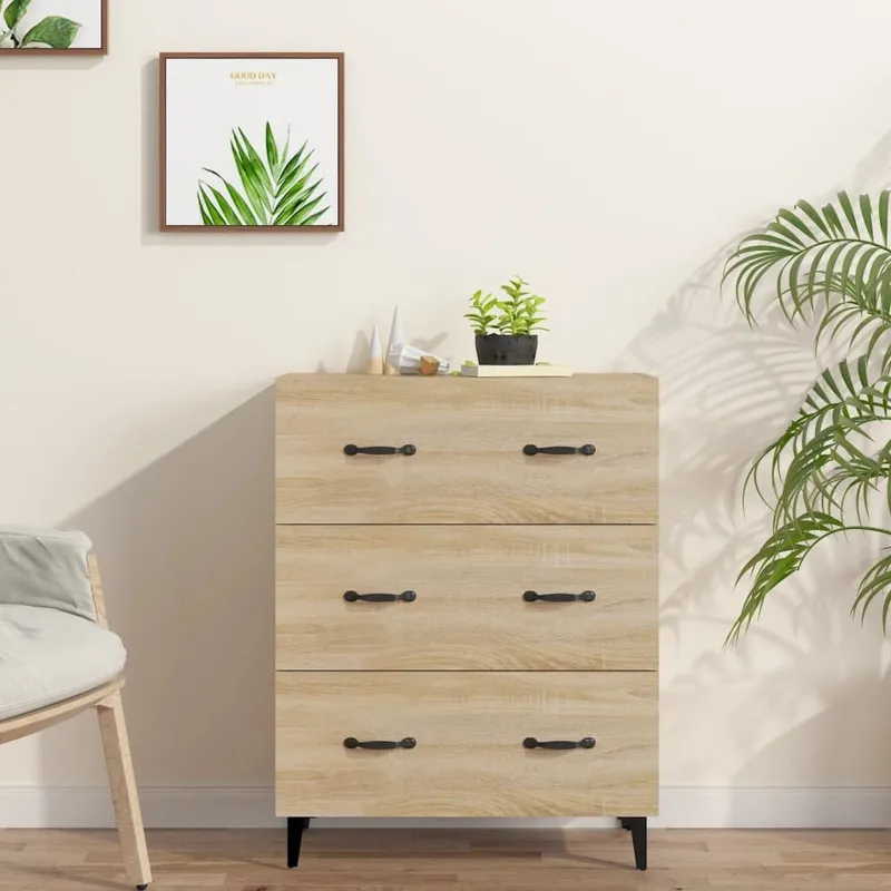 Sideboard Sonoma-Eiche 69,5x34x90 cm derivato del legno