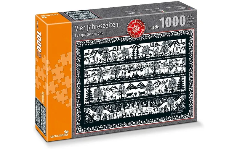 Carta.Media Puzzle Vier Jahreszeiten 1000 Teile