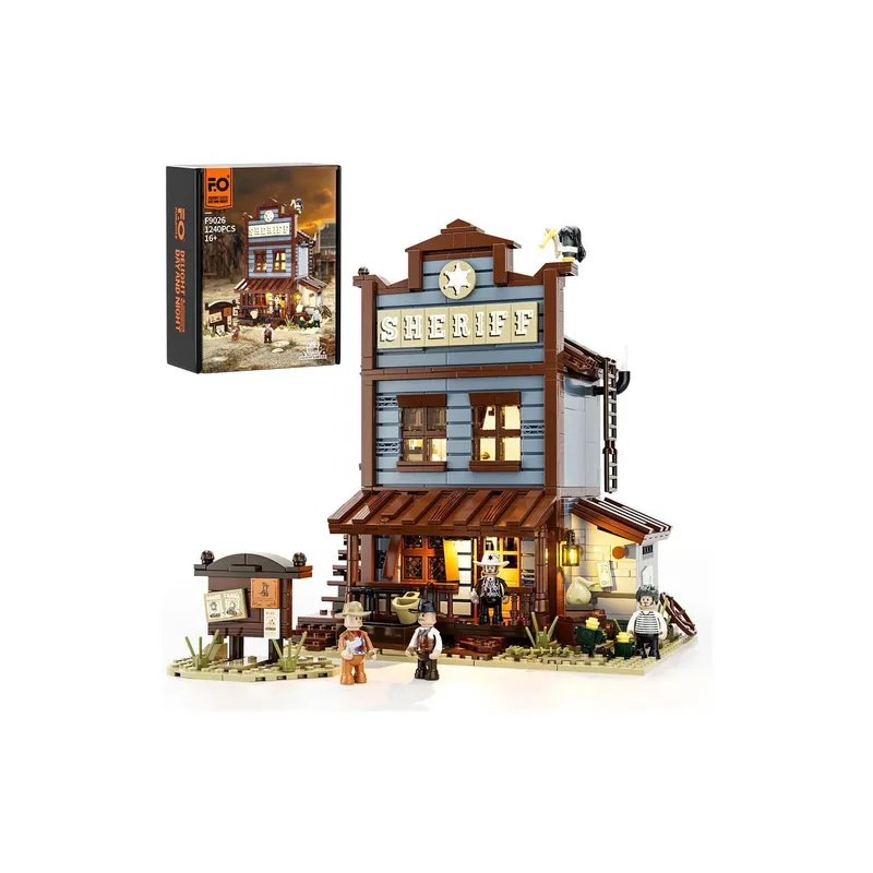 Lumibricks Old West Sheriff's Office, 1240 Teile