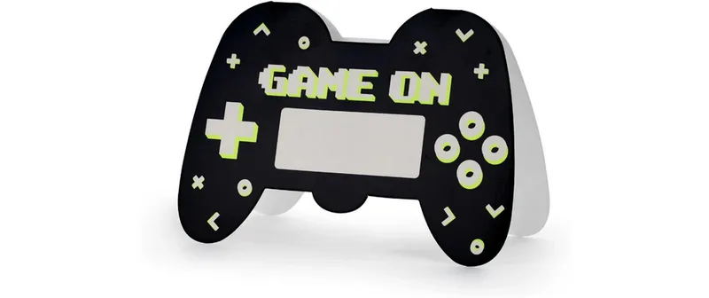 Partydeco Einladungskarte Game Controller mix, 6 pezzi