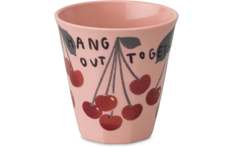Koziol Trinkbecher Nora M Juicies Cherry 300 ml, 1 Stück, Rosa