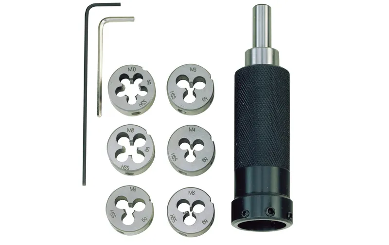 Proxxon Zubehörset Schneidferrohalter con Schneidferro