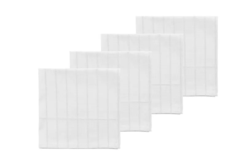 Södahl tissuserviette Essence 45 cm x 45 cm, blanc