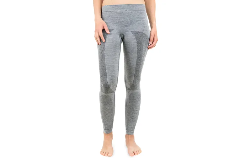 Merino & More Damen Funktionsunterhose lang L, noir/gris