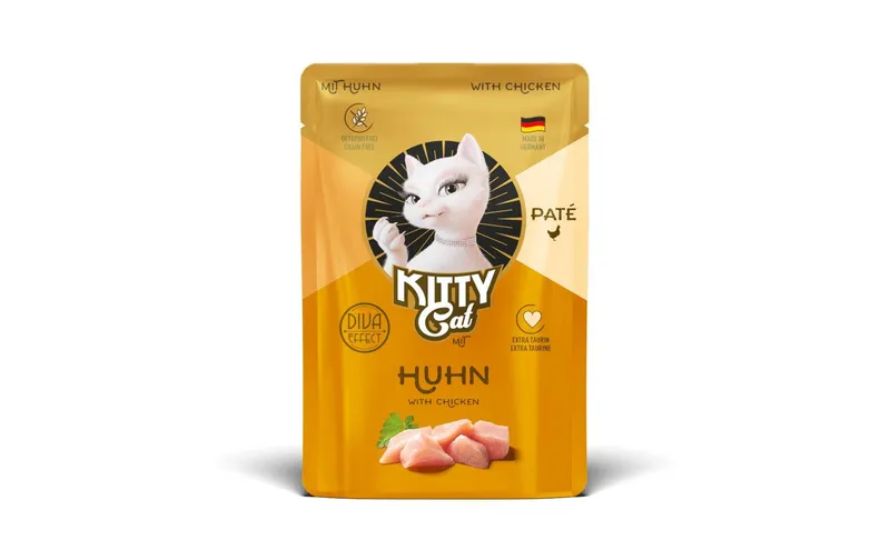 KITTY Cat Nassfutter KittyCat Paté Pouch Huhn 85 g