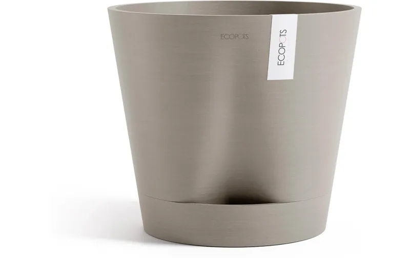 Ecopots Blumentopf Venice 2 Ø 40 cm Taupe