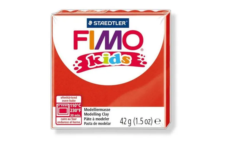 Fimo Modelliermasse Kids Glitter red