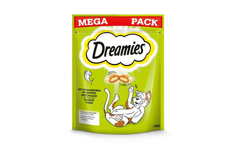 Dreamies Katzen-Snack mit Thunfisch 180 g