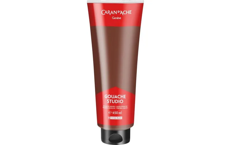 Caran d'Ache Wasserfarbe Gouache Studio 450 ml, brown