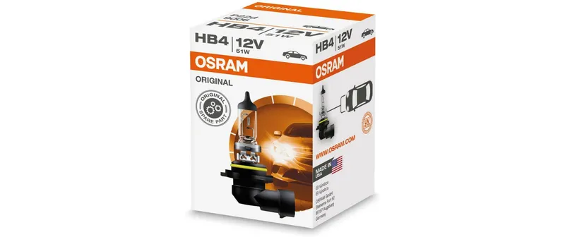 OSRAM Glühlampe 12V HB4 12V 51W P22d PKW