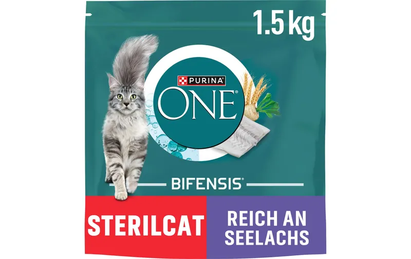 Purina ONE Trockenfutter Sterilcat Seelachs 1.5 kg