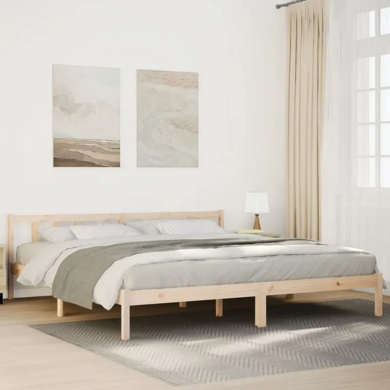letto in legno massiccio Extra Lang senza materasso 180x220 legno di pino