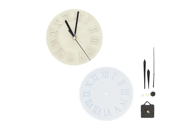 Jesmonite Giessform Uhr, Ø 15.5