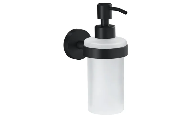 tesa Seifenspender Moon Black, 200 ml, black