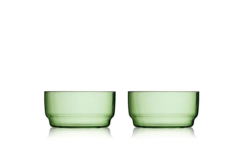 Lyngby Schale Torino verde, 2 pezzi, 12 cm