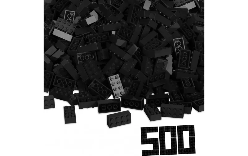 BLOX Bausteine 500 noir 8er Steine lose