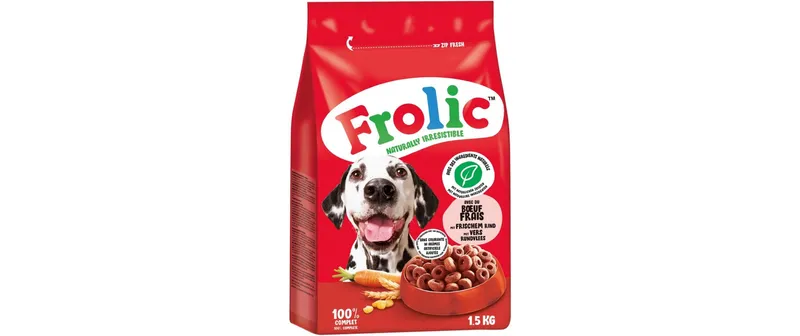 Frolic Trockenfutter mit frischem Rind 1.5 kg