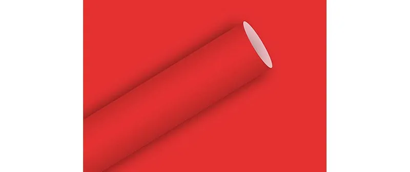 brun + Company Geschenkpapier Uni rouge, 2 m x 70 cm